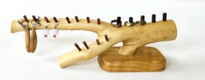 自然木のアクセサリースタンド:のんびりぼっこ広場