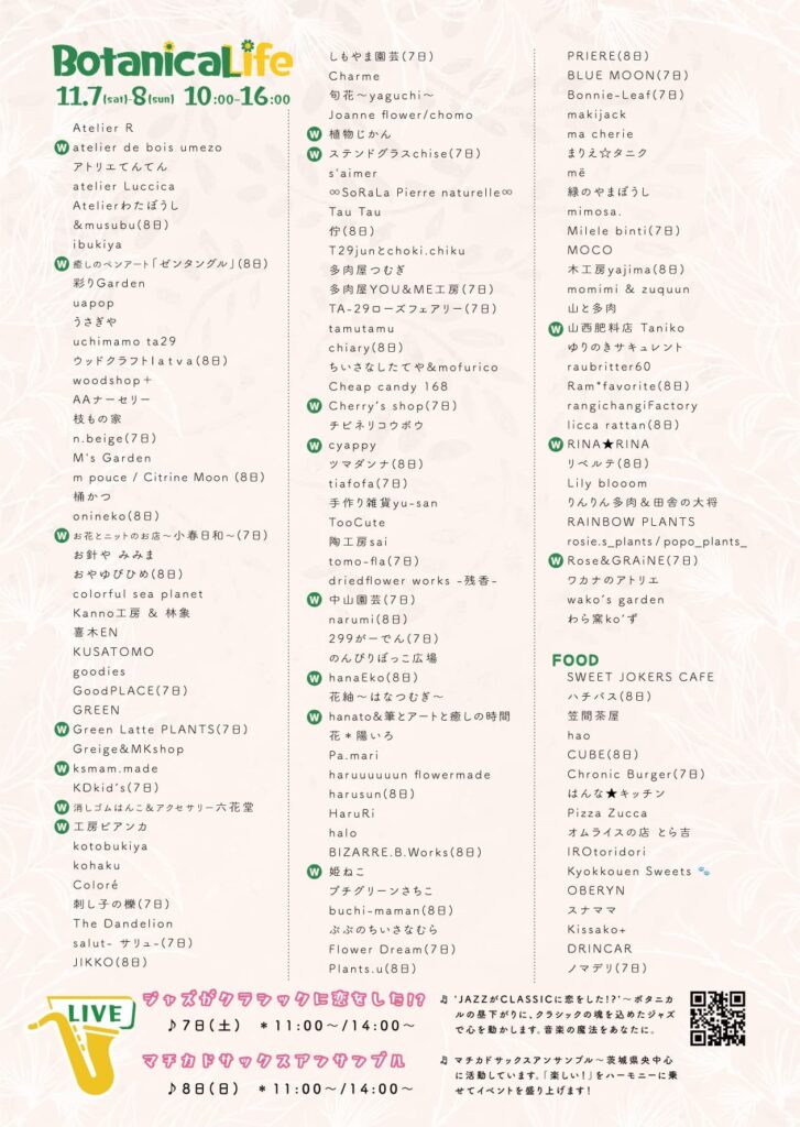 ボタニカル・ライフin笠間工の芸の丘